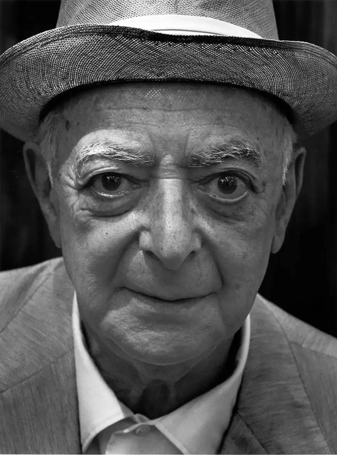 A portrait of the Hungarian-French photographer Brassaï.