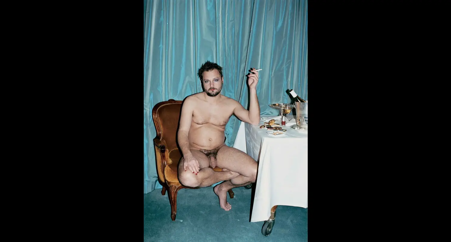 A nude of Stephanie Seymour from the Louis XV series by Juergen Teller.