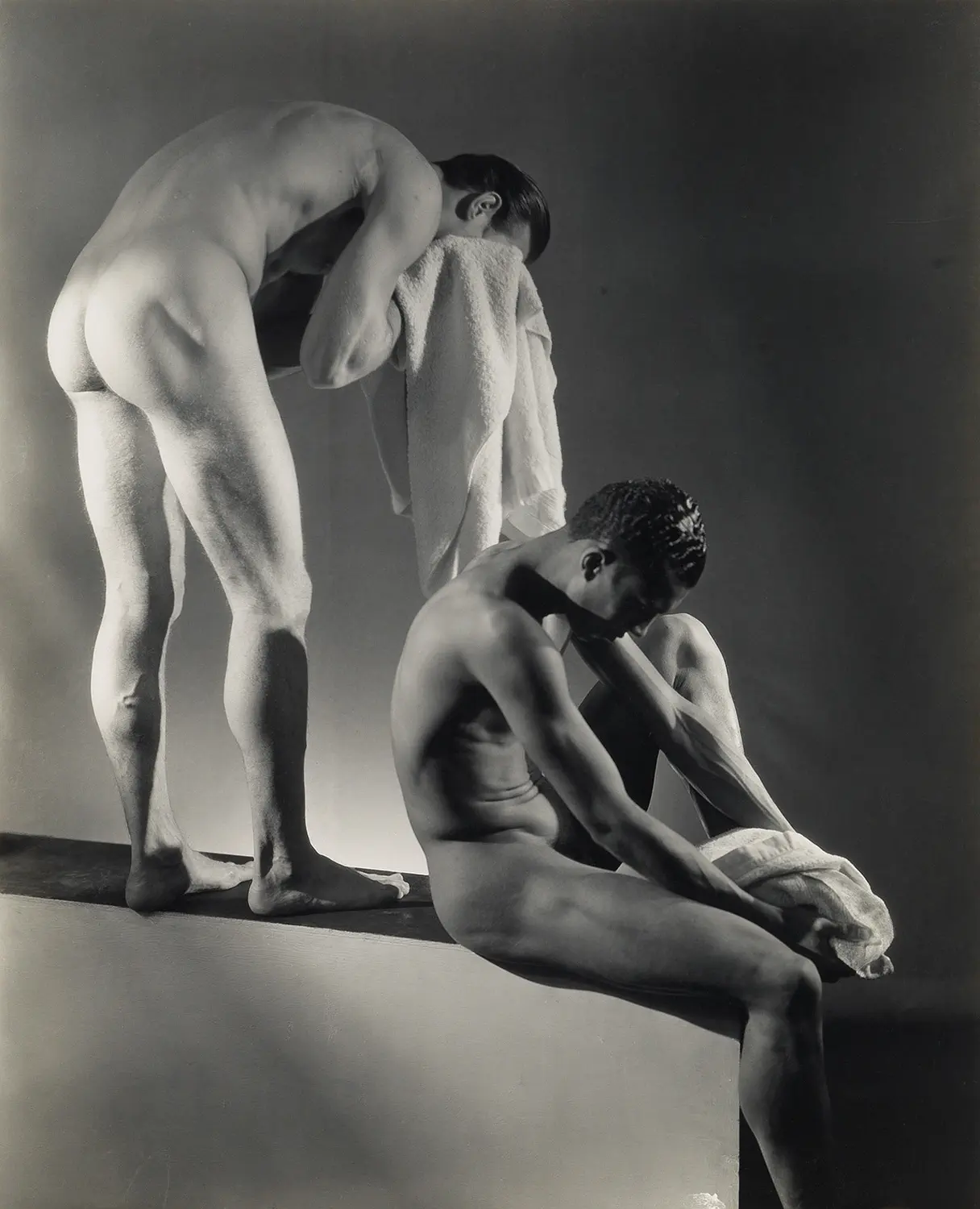 A classical male nude photograph by George Platt Lynes.