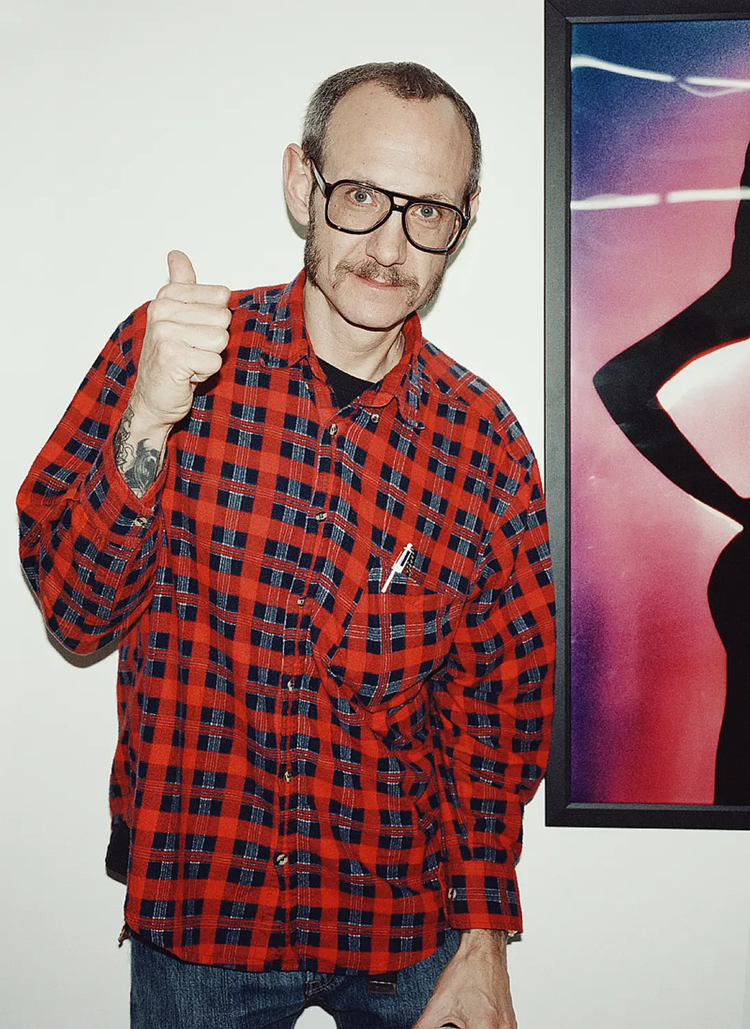 A portrait of controversial photographer Terry Richardson.
