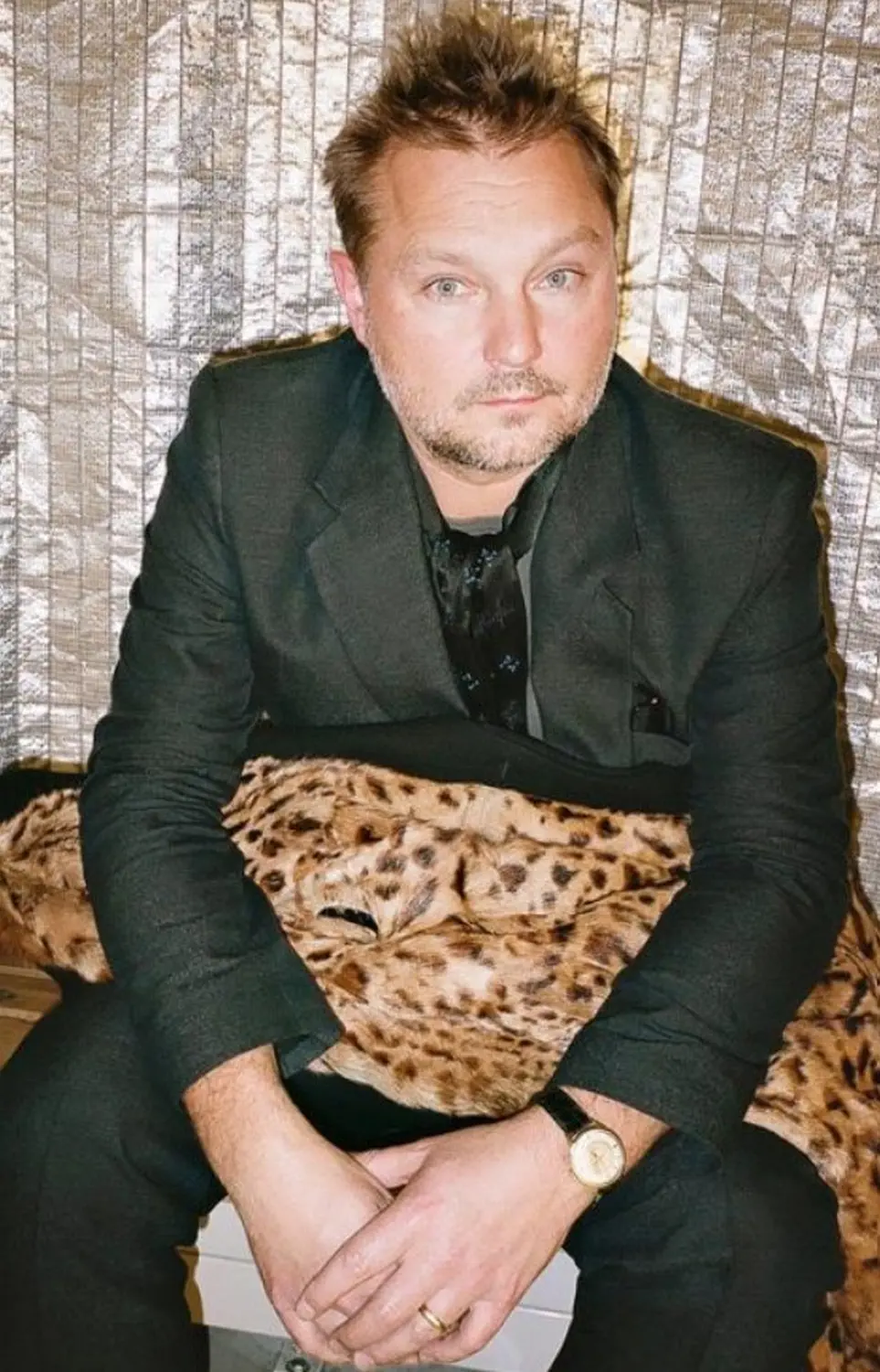 A portrait of German photographer Juergen Teller.