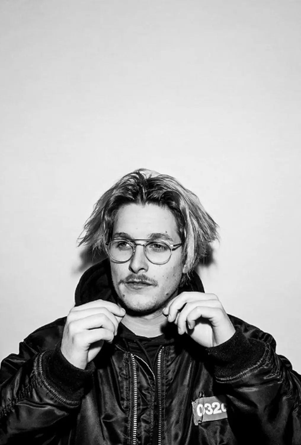 A portrait of German photographer Marius Sperlich.